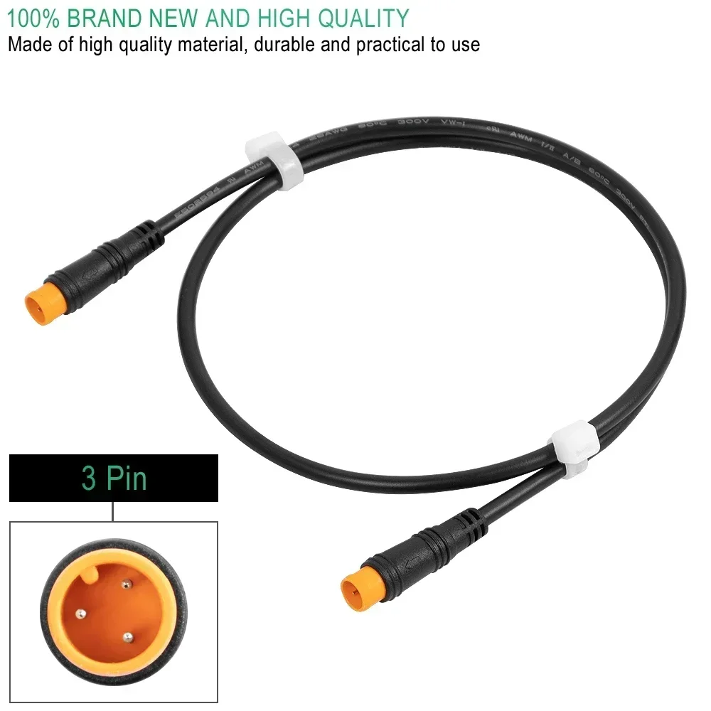 3Pin Head Light Adaptor Light Line For KUGOO Kukirin G3 PRO Skateboard Headlight Cable Electric Scooter Replacement Spare Parts