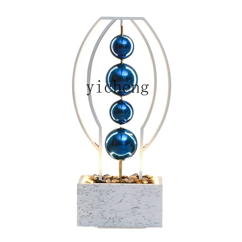 

ZZ light luxury living room modern water feature decoration circulation floor-to-ceiling flowing water ornament entrance