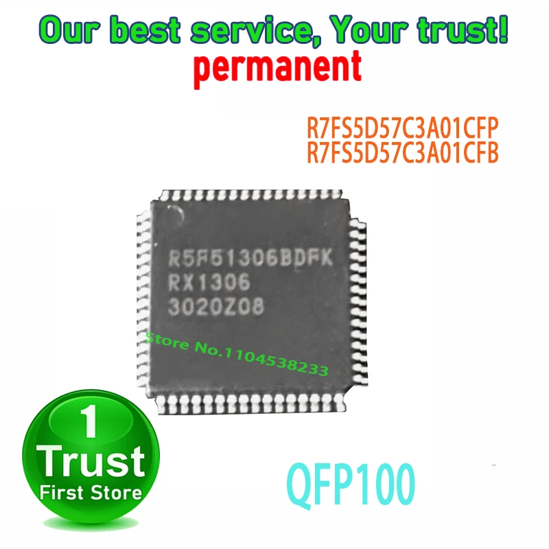 1PCS/LOT QFP100 R7FS5D57C3A01CFP R7FS5D57C3A01CFB NEW
