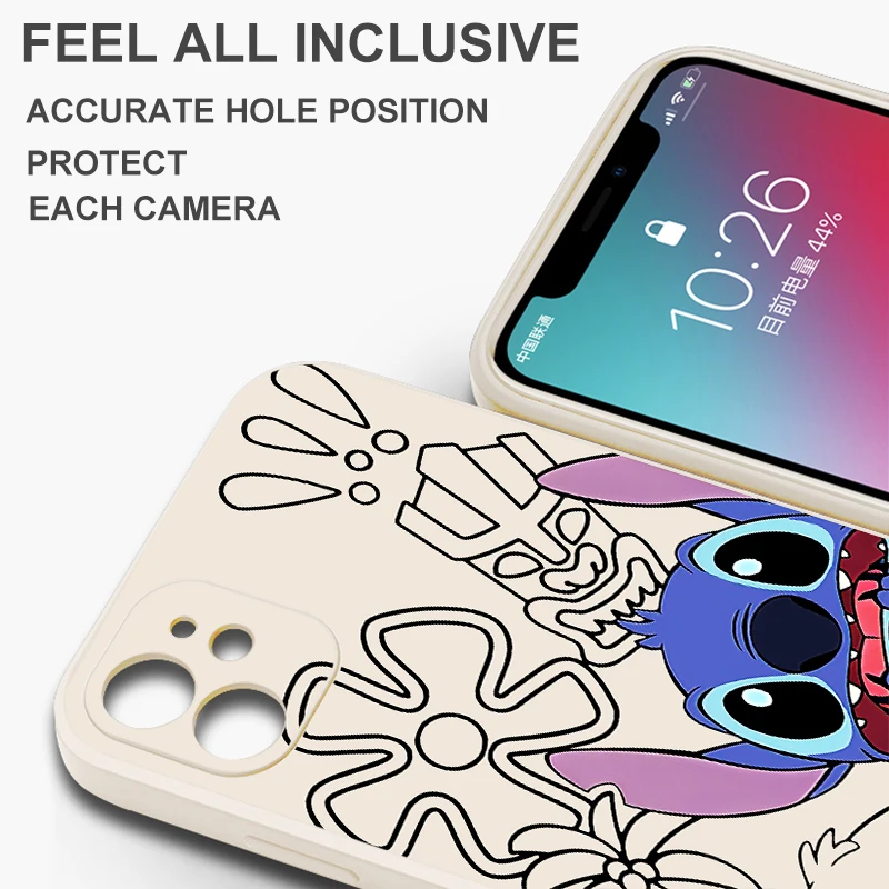 The Stitch Disney Phone Case For Huawei Mate 40 30 30E 20 10 Pro Plus Lite Full Protection Shell Shockproof Fundas TPU Carcasa