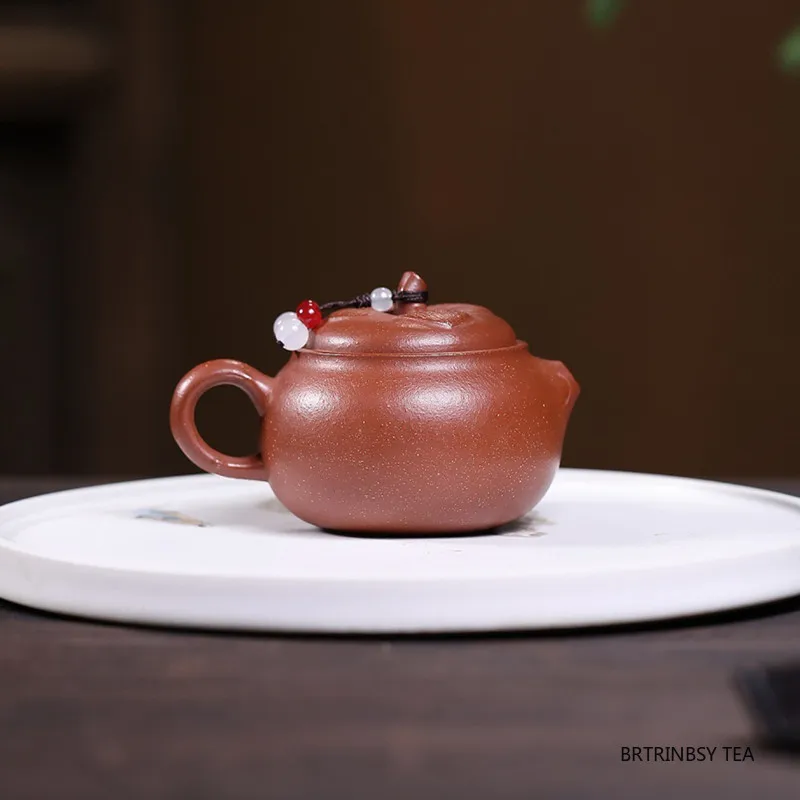 130ml Chinese Yixing Purple Clay Teapots Beauty Tea Infuser Kettle Household Handmade Tea Pot Tradition Raw Ore Zisha Tea Set