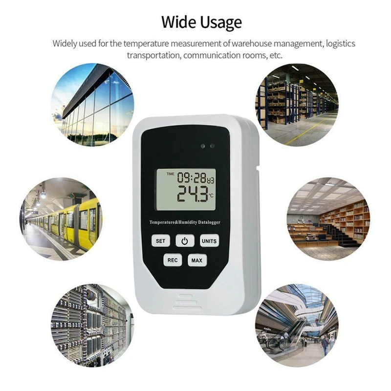 TL-505 USB Humidity Temperature Data Logger RH TEMP Recorder Thermometer Sensor