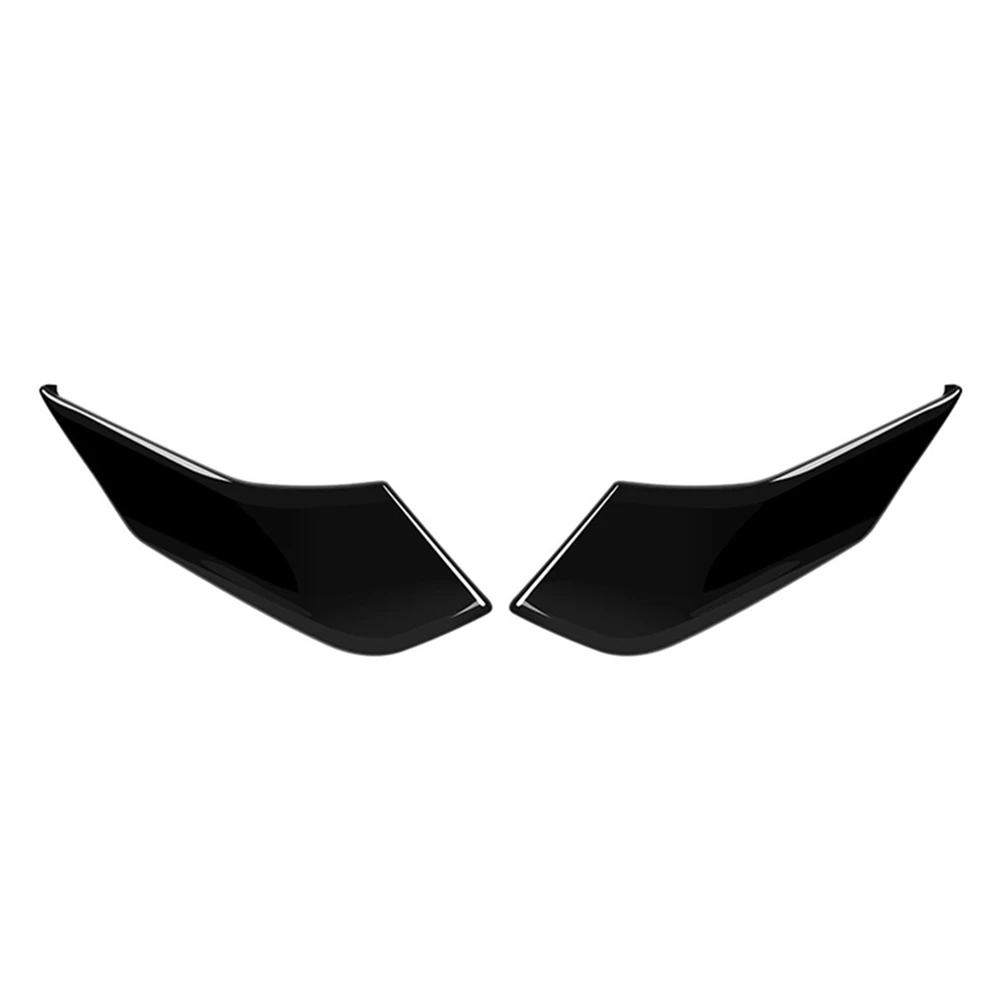 Exterior Glossy Black a Pillar Front Side Window Panel Cover Trim Garnish for 2021 2022