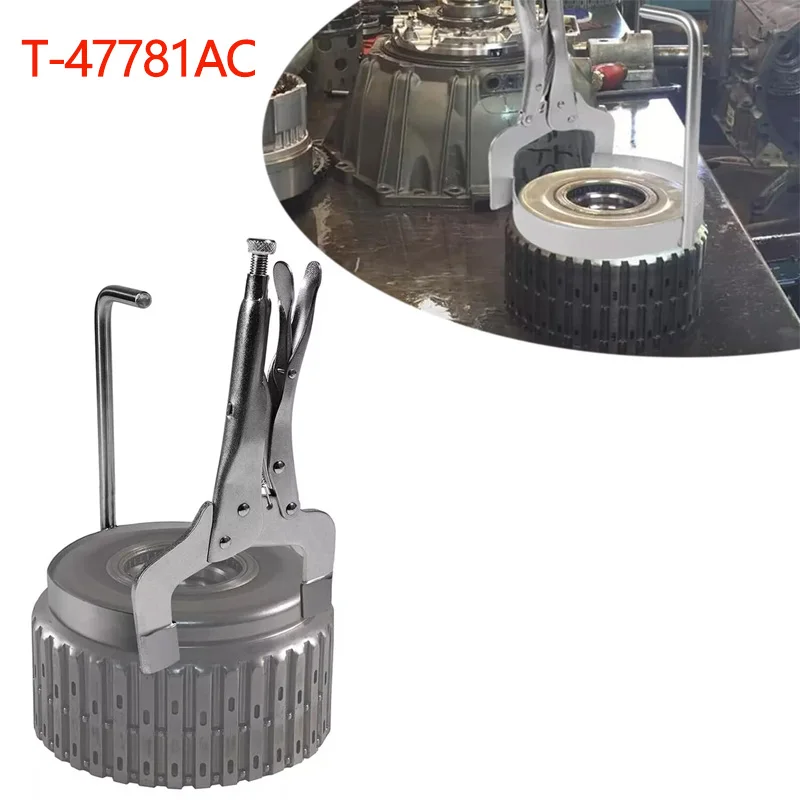 For GM Transmission 6L50E 6L80E 6L90E 1-2-3-4 and 3-5-Reverse Drum Clamp Tool, Removal and Installation T-47781AC