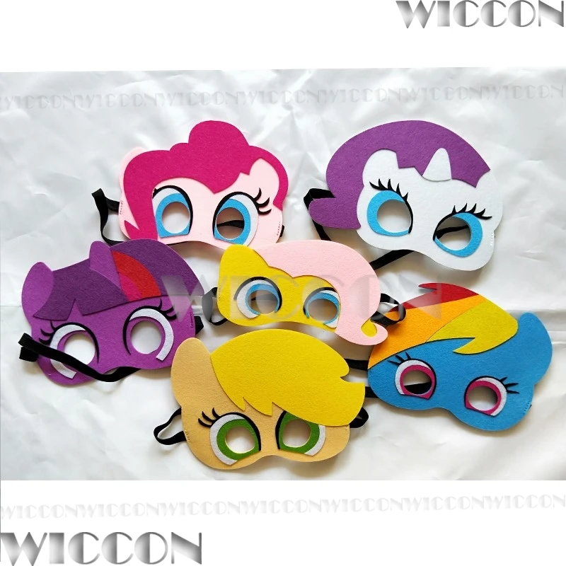 Anime My Pony Rainbow Pinkamena Twilight Cosplay Costume Mask Clock Stage Show Child Girl Cute Outfit Holloween Party Customized