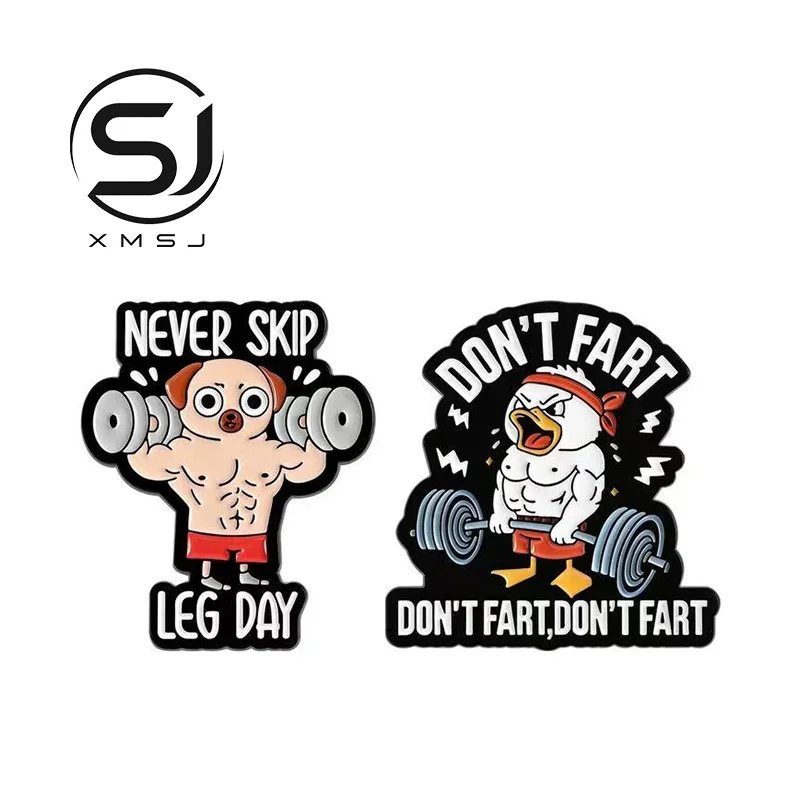 Custom Painted Badges Bulk | Animal Sports Text Graphic Club Company Pins