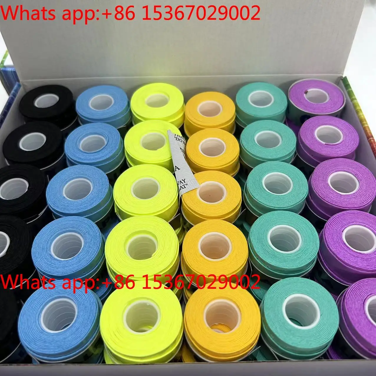 Alpha 30PCS Tennis Racket Overgrips Tacky Grips Ultra Thin 0.5mm Badminton Viscosity Sweatband Comfortable Fishing Tapes