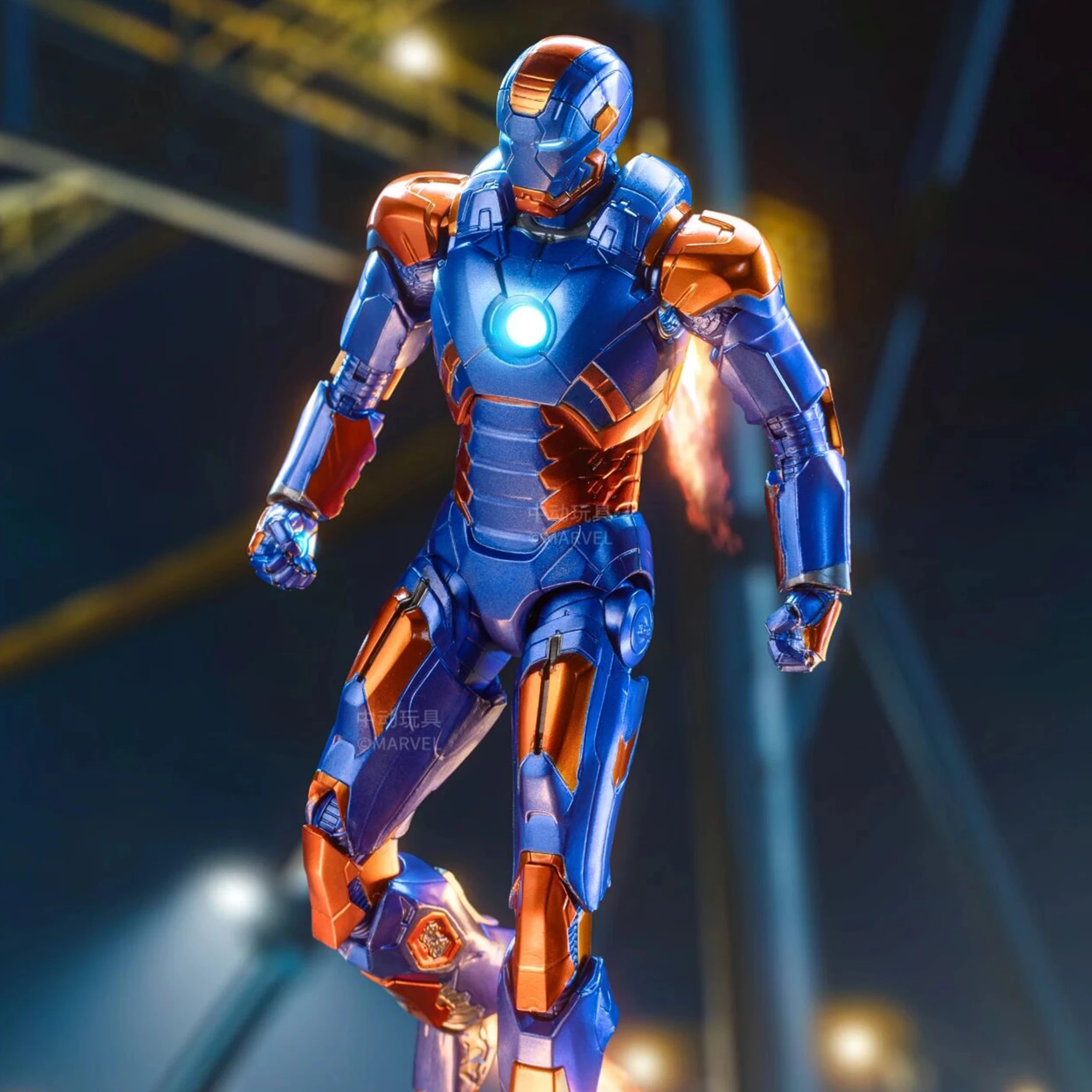 ZD Toys Iron Man Mk27 Mark 27 Disco Anime Action Figure Mk14 Mk9 Mk 37 Mk36 Mk2 Mk 23 Original 1/10 18cm Christmas Gifts Toys