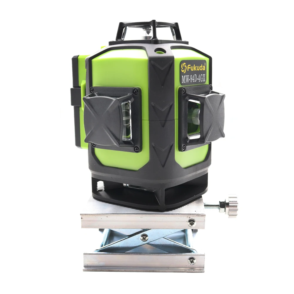 Fukunda — niveau laser rotatif 4D vert à 16 lignes à auto-nivellement, projection horizontale et verticale, fonctionne en extérieur