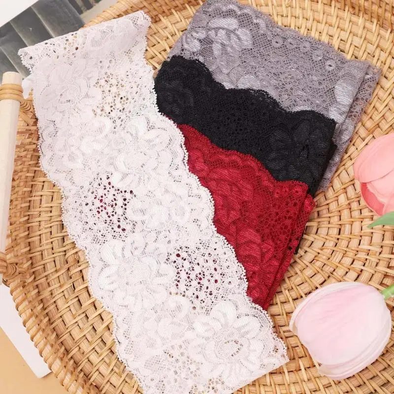 Breites Spitzenblumen-Haarband, weich, dehnbar, in verschiedenen Farben erhältlich, ideal für den täglichen Gebrauch, Yoga, Partys und zum Stylen der Haare. – Detail 10