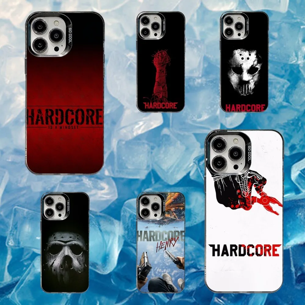 

Movie H-Henry H-Hardcore Phone Case For iPhone 16,15,14,13,12,11,Mini,Pro,SE,MAX White Matte Shockproof Cover