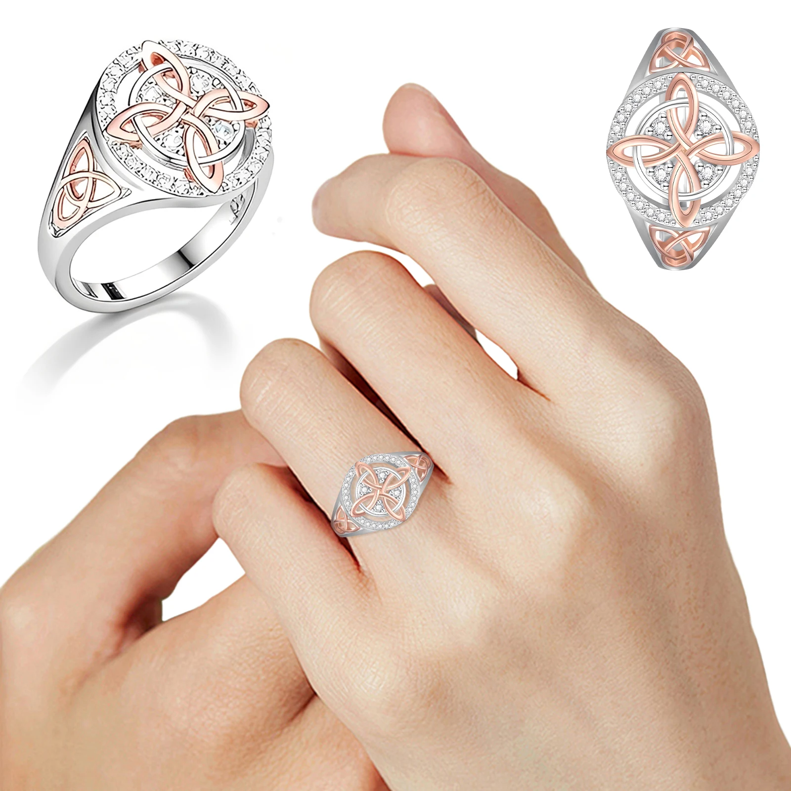 Witches Knot Ring Sterling Silver Anillo Nudo de Bruja Plata 925 Original Witchcraft Knot Ring Jewelry Gifts for Women Birthday