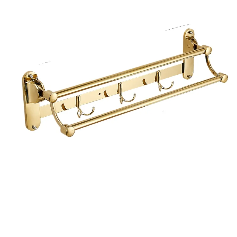 

Toilet Towel Rack Bath Towel Rack Shelf Bathroom Wash Table Gold Towel Bar