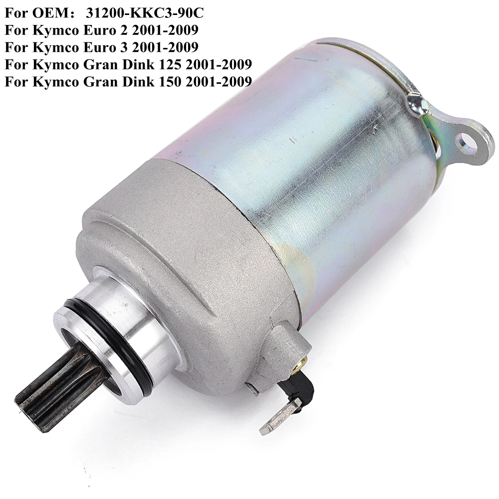 Starter Motor For Kymco Gran Dink 125 150 2001-2009 31200-KKC3-90C Engine Starting Motor