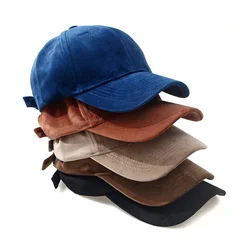 Women Warm Baseball Cap Velvet Light Board Solid Color Hat Outdoor Couple Hat Male Autumn and Winter Tide Sun Hat