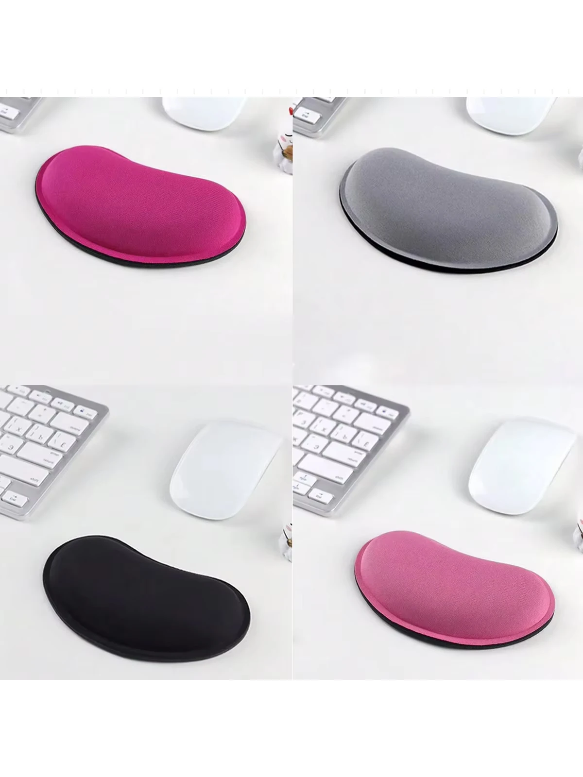 1 Piece Memory Foam Mouse Wrist Pad Office Anti-Slip Wrist Cushion Pillow for Computer Mouse Support