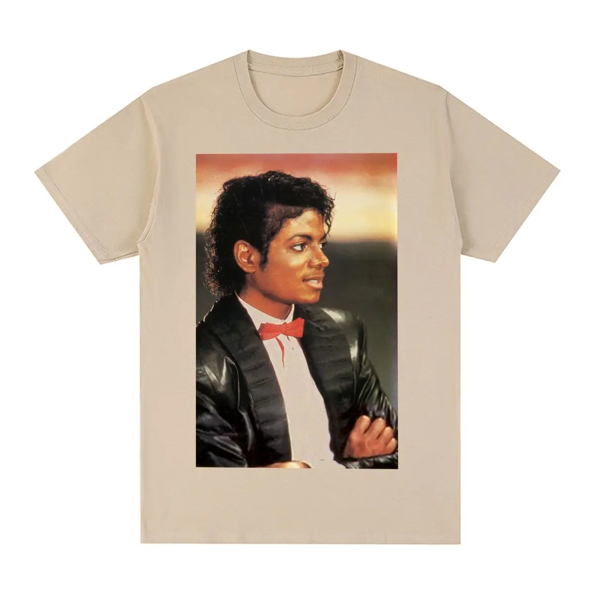 Michael Jackson Vintage T-shirt  fashion hip hop Retro Thriller Cotton Men T shirt New Tee Tshirt Womens Tops