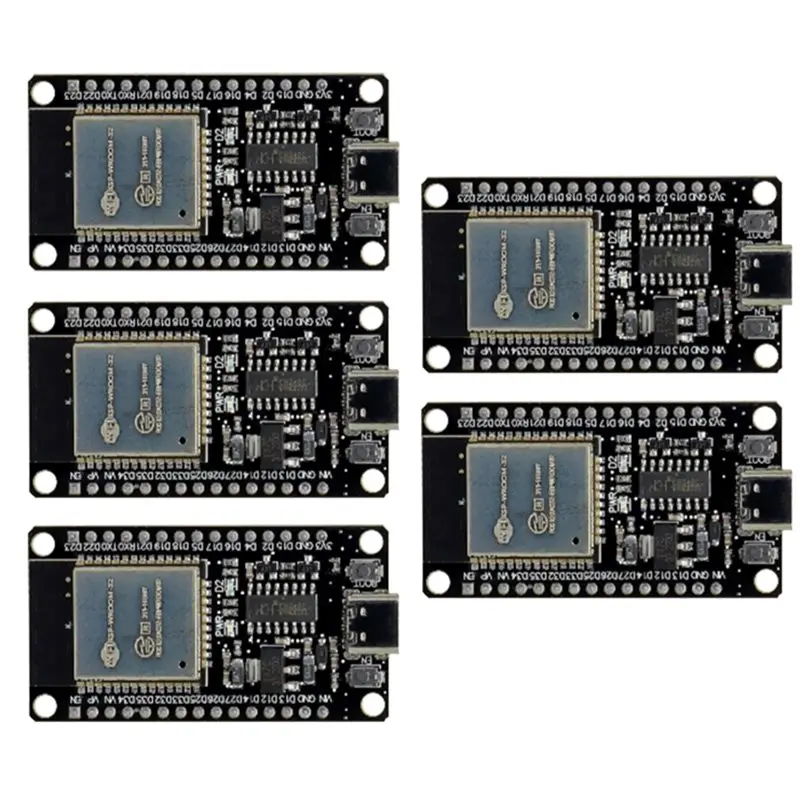 

【Обязательно к покупке】5 шт. USB Type-C ESP32 Development Board CH340C Wifi