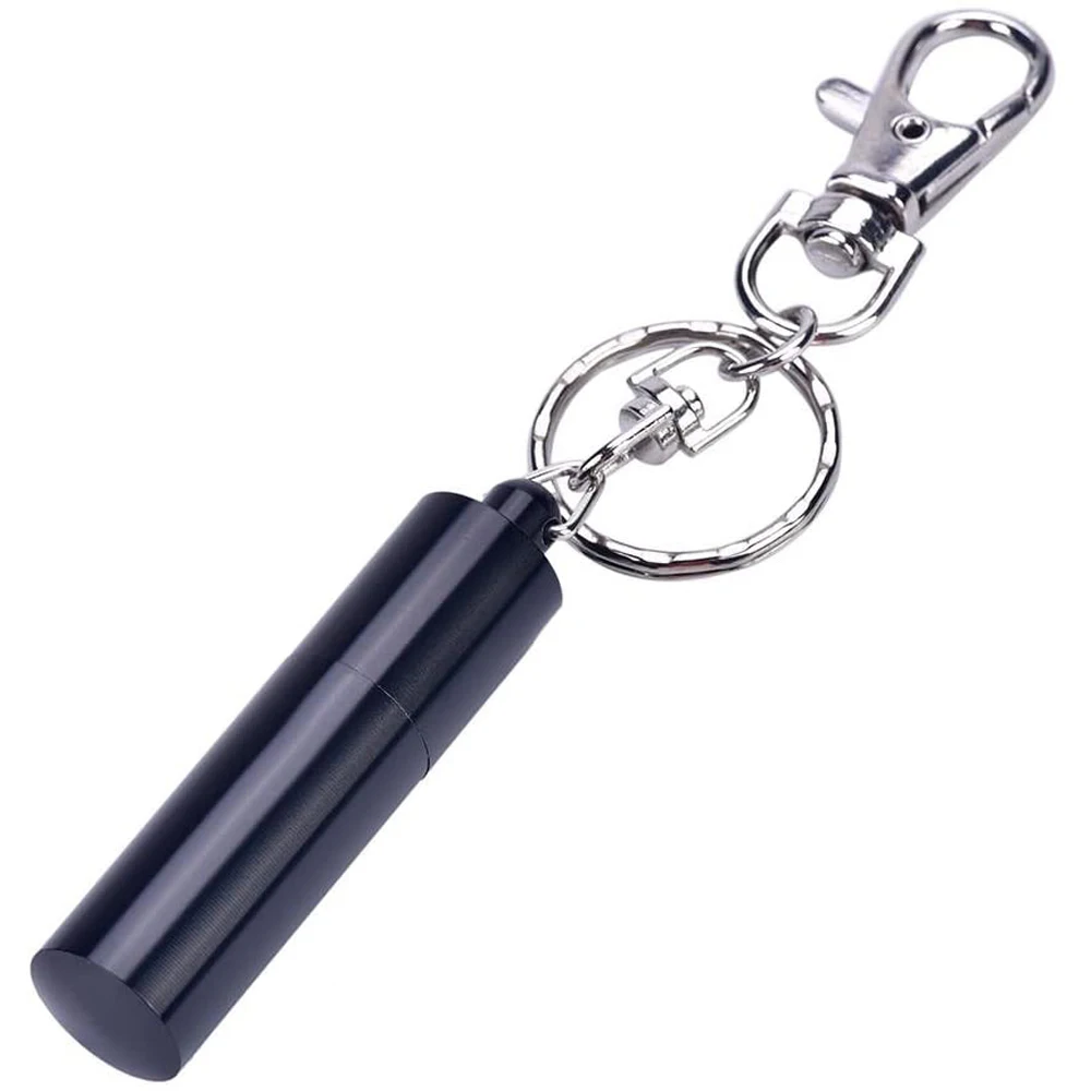 Repair Tool with Keychain Metal Black Billiard Cue Tip Shaper Needle Thorn Tool Pool Cue Tip Shaper Snooker Stick Pick