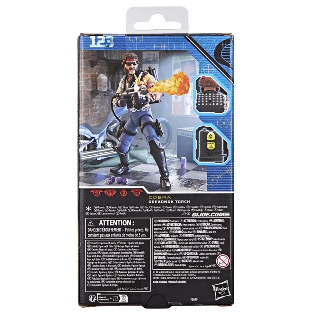 In Stock Original G.I. Joe Classified Series #123 Dreadnok Torch Action Figures Birthday Gifts Collectible Model Toys