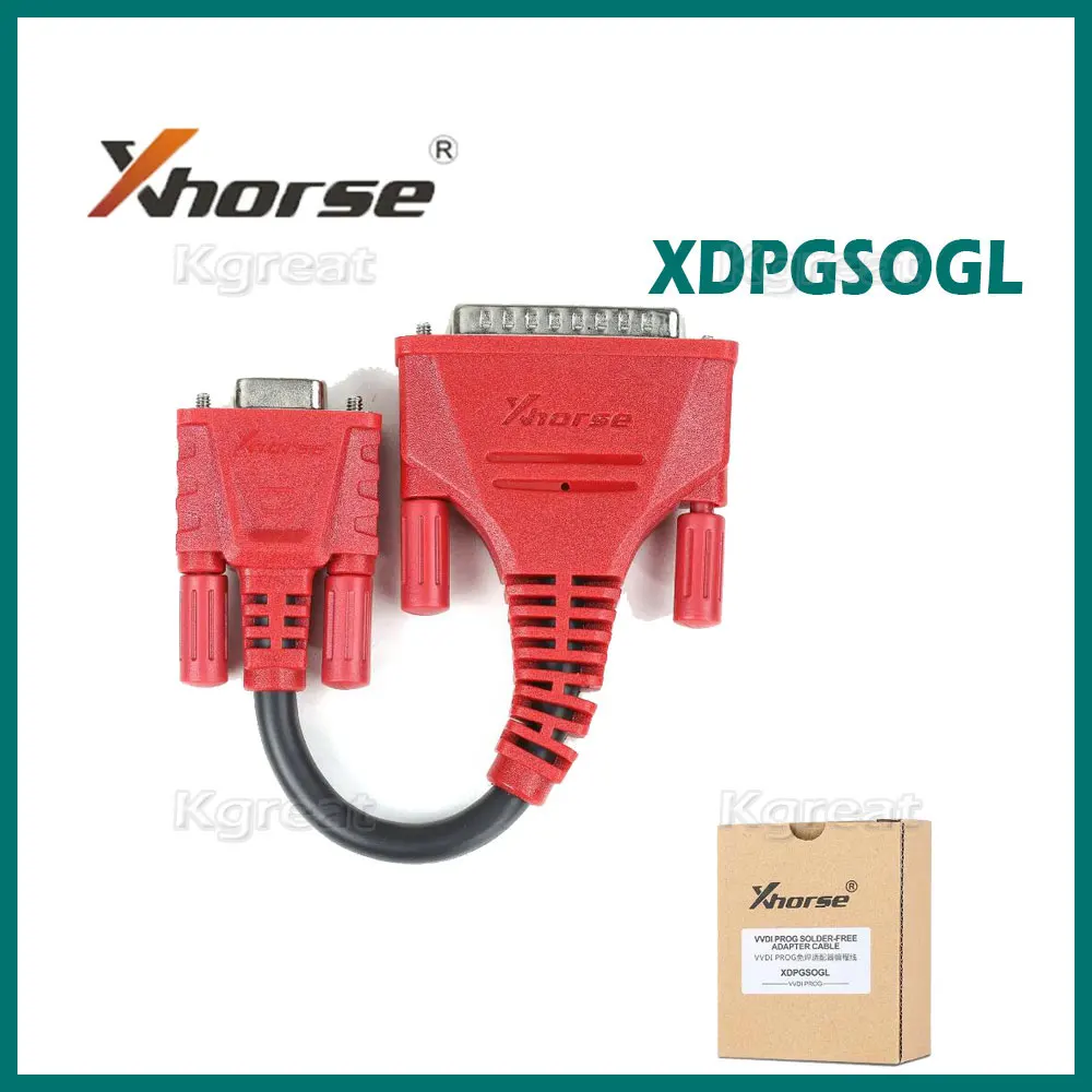 

Соединительный кабель Xhorse XDPGSOGL DB25 DB15, работает с адаптерами VVDI Prog и без припоя