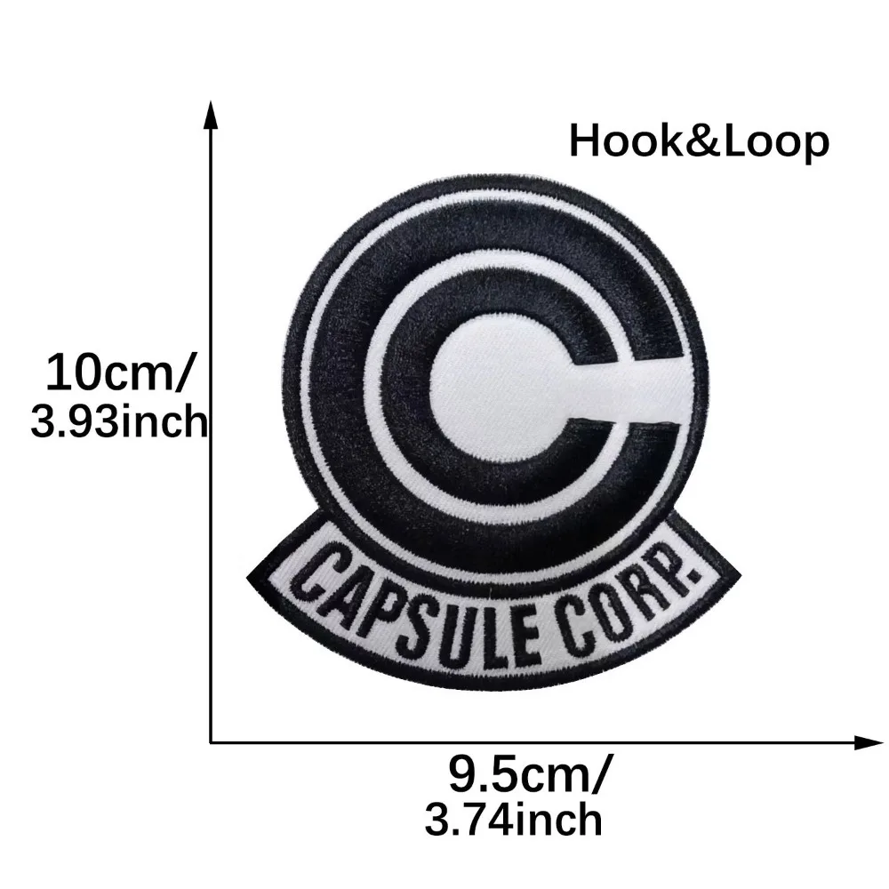 Capsule Corp. Anime Velcros Patch Morale Hook & Loop for Tactical Molle Backpack – DIY Applique for Jackets, Bags, Hats