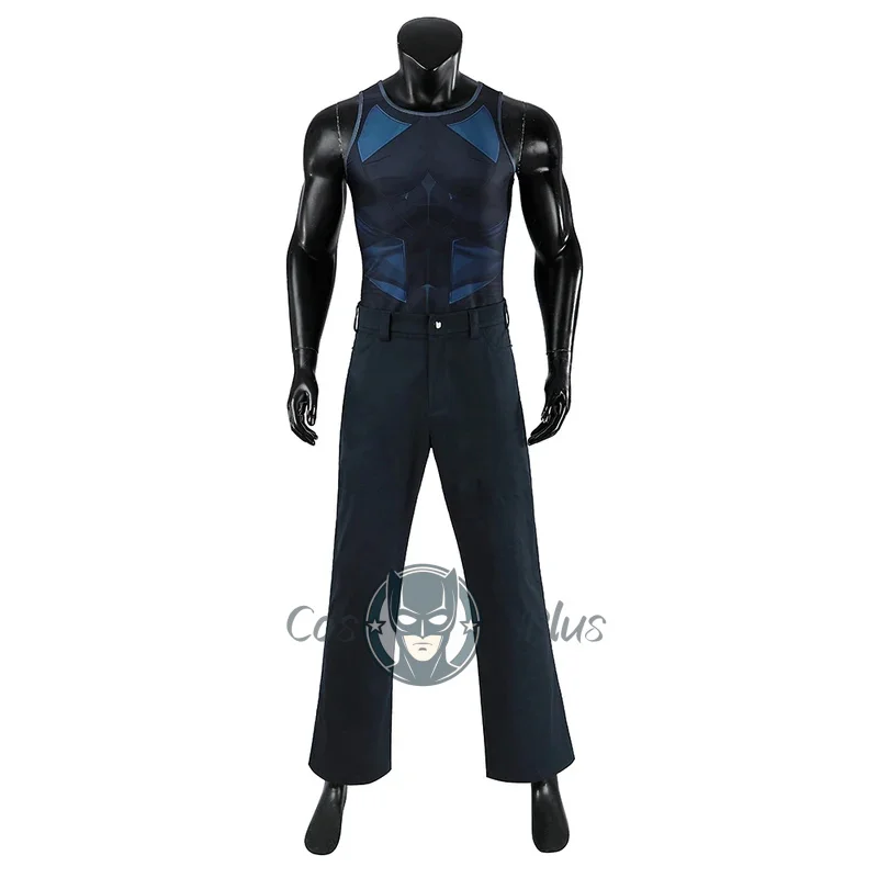 أزياء المنافسين ولفيرين التأثيرية للرجال سترة بانت خارقة أزياء منافس لوجان معطف الزي الذكور ملابس الهالوين مجموعة كاملة للحفلات