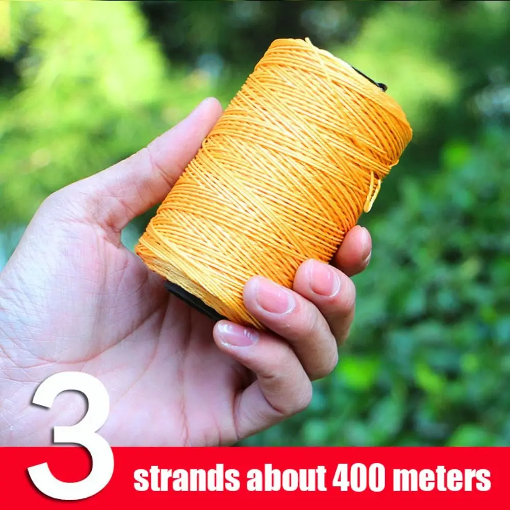 Reel Kite Parts Nylon Knit Kite Line DIY Large Power Kite String 2/3/4 Strands 100/400/1000/1200m Tire Line Camping