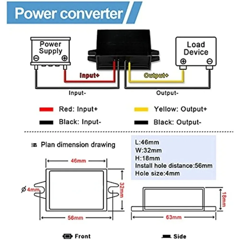 8-36V to 12V 24V Voltage Stabilizer Step-down/up Car Boat Power Supply Buck Boost DC DC Converter Voltage Regulator ﻿12v 3a 30V