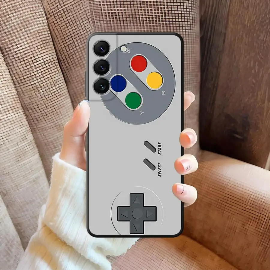 Retro Game Black Soft Phone Cover Case for Samsung Galaxy A70 A05 A06 A10 A12 A40 A16 A30 A15 A17 A04 A50 A20 A13