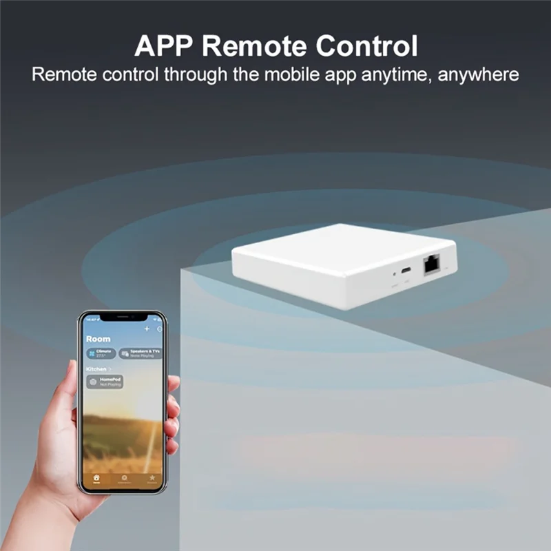 B92B-1 Stuk Tuya Kwestie Draad Hub Zigbee Smart Home Bridge Wit Plastic Voor Google Alexa Homekit