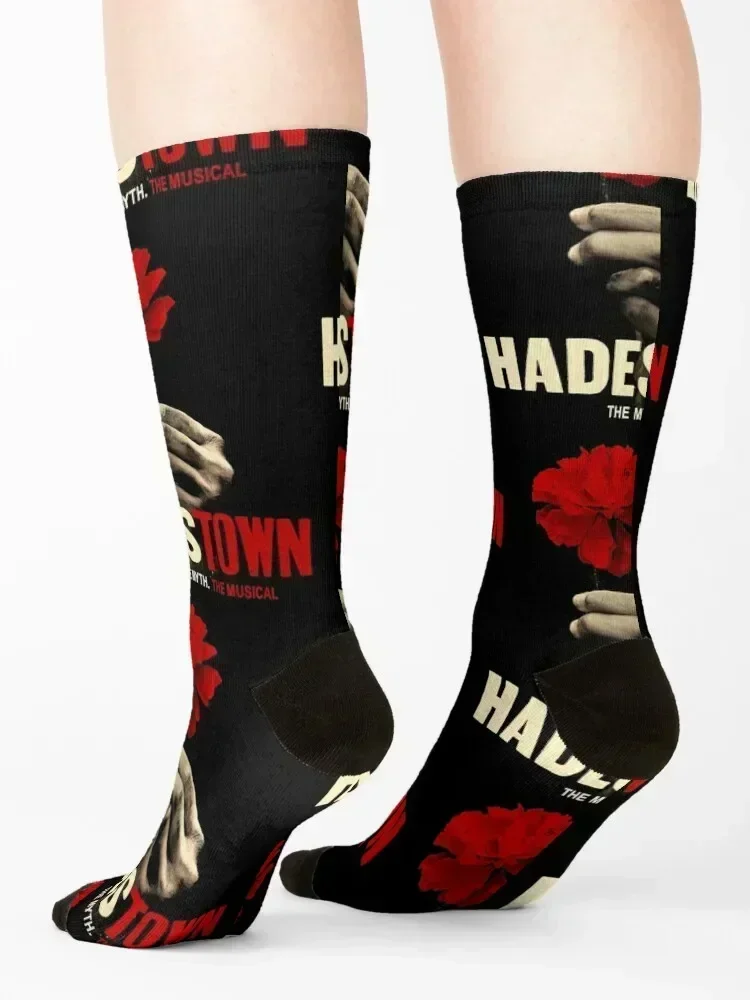 Hadestown 양말 남성용 크리스마스 선물 겨울 선물 꽃무늬 여성 양말 남성용