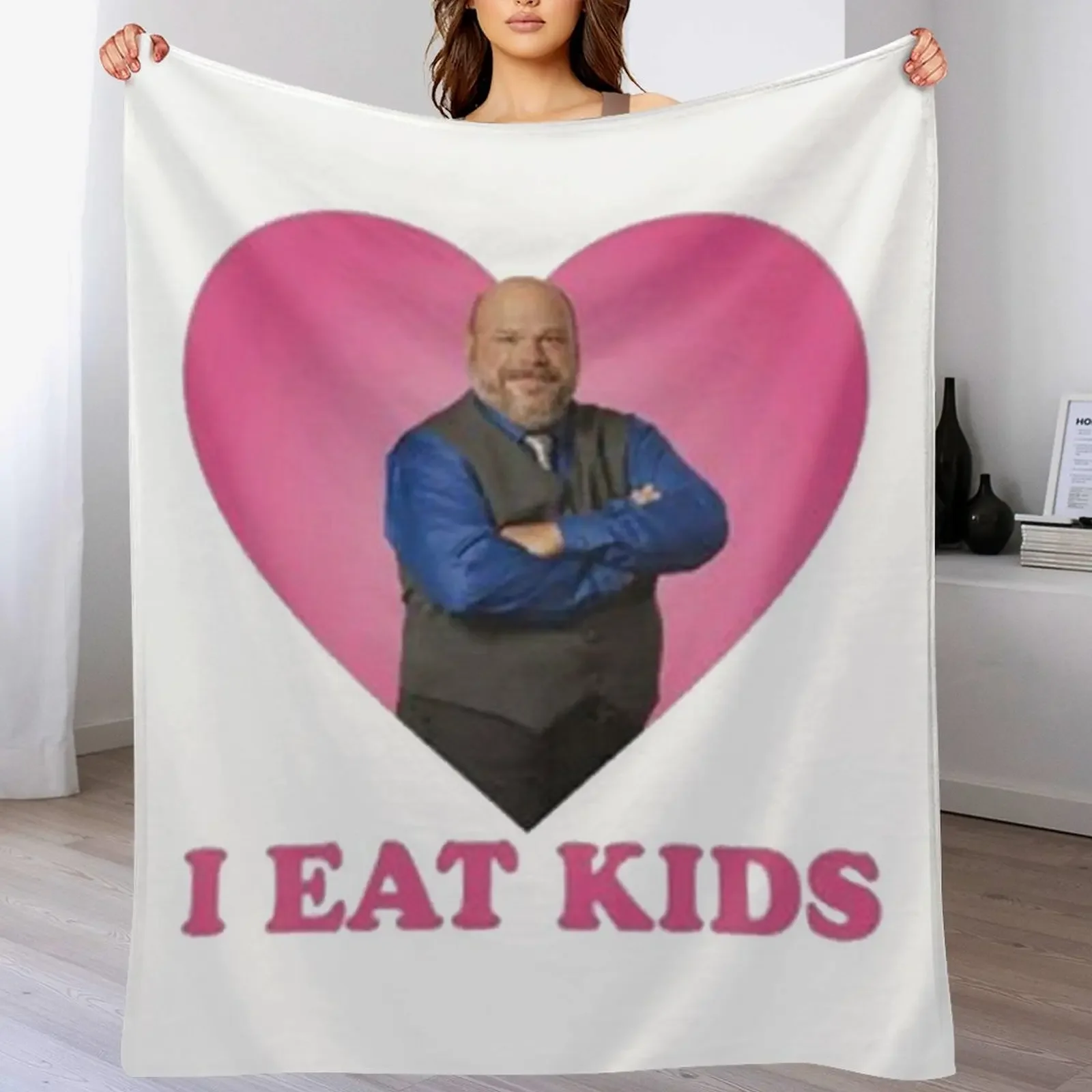 i eat kids Bertram Throw Blanket Soft Beds Personalized Gift Summer Beddings Blankets