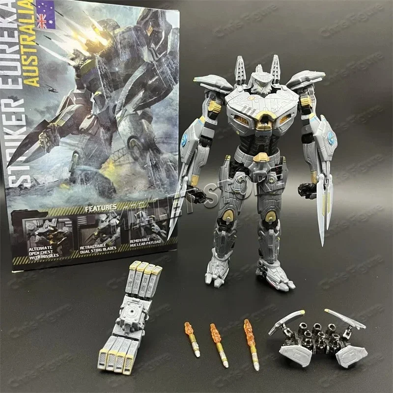 In Stock, Light-up 20cm NECA Figures, Pacific Rim: Crimson Typhoon, Gipsy Danger, Cherno Alpha, Model Toys