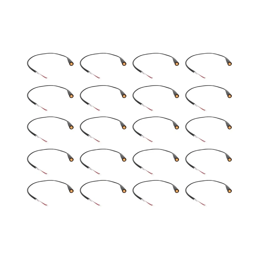 10 Pairs M6 3 Pin Sealed Connectors Male Female for E-Bike Brake Modules and Low Voltage Signal Transmission Lines