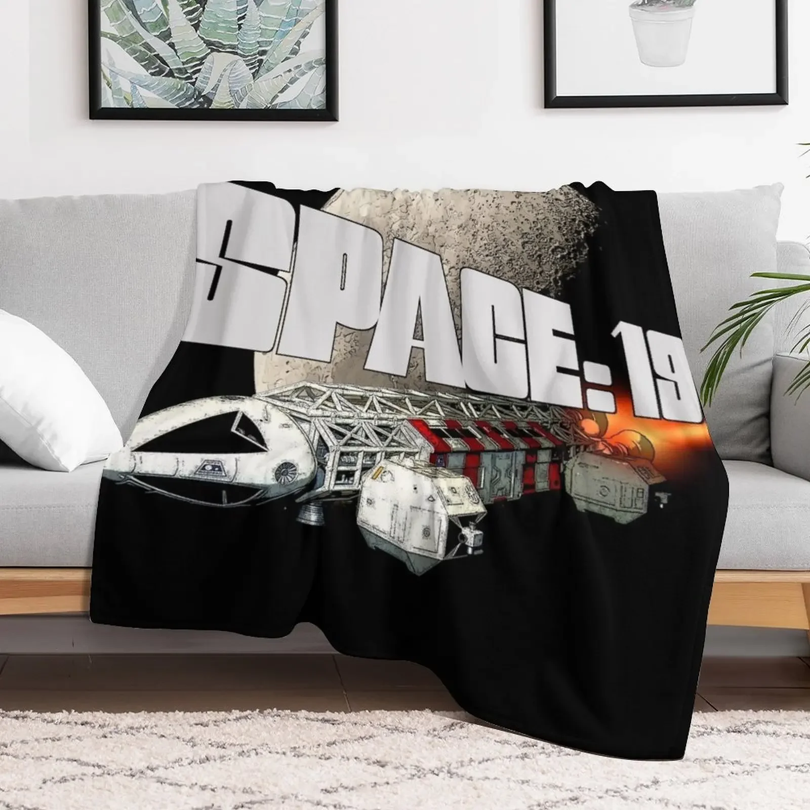 SPACE 1999- Eagle Transporter Throw Blanket Personalized Gift Thins Blankets