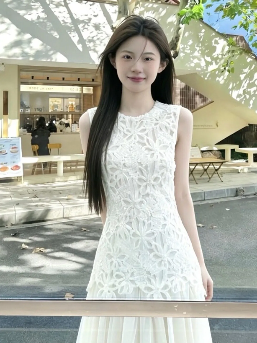 

Summer Slim Fit Fairy Skirt Dress Gentle Wind Beautiful Beach Photoshoot Slimming Cotton High Waist Gown for Women