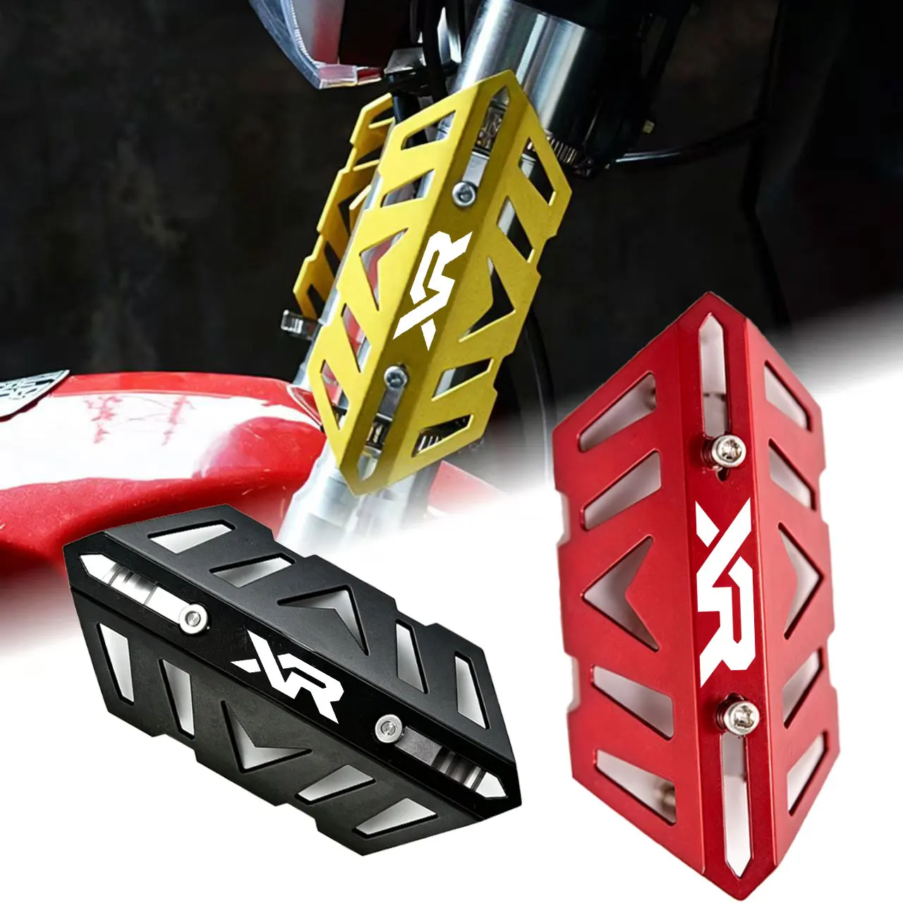 

Motorcycle front fork protective cover and exhaust pipe decorative cover For Honda XR230MOTARD XR 230 250 400 125