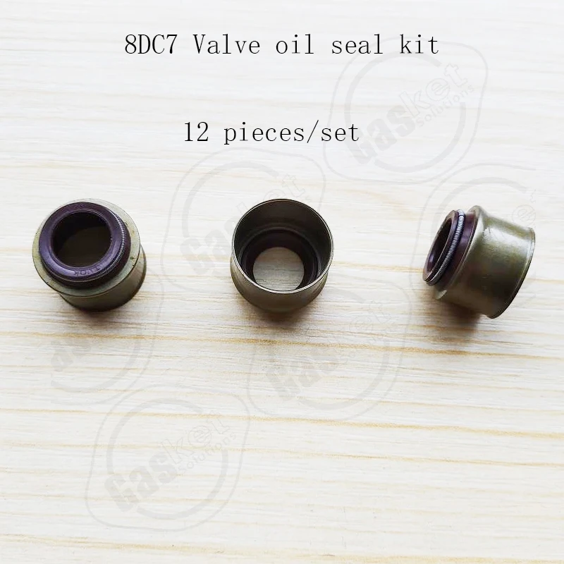 8DC7 8DC9 8DC10 6D40 10M20 10M21 6M70 8M20 8M22 8M21 8M60 Valve Oil Seal Sets Seal set For Mitsubishi Engine Valve Stem Parts