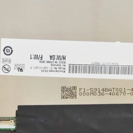

B140HAN09.0 Матрица дисплея 14,0 дюймов 1920x1080 ЖК-экран ноутбука