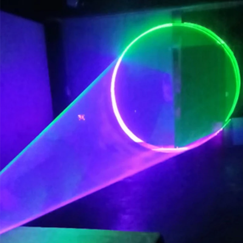 Mobile controlled full-color laser light RGB party disco laser projector 3W-5W mini program app suitable for iOS/Android phones