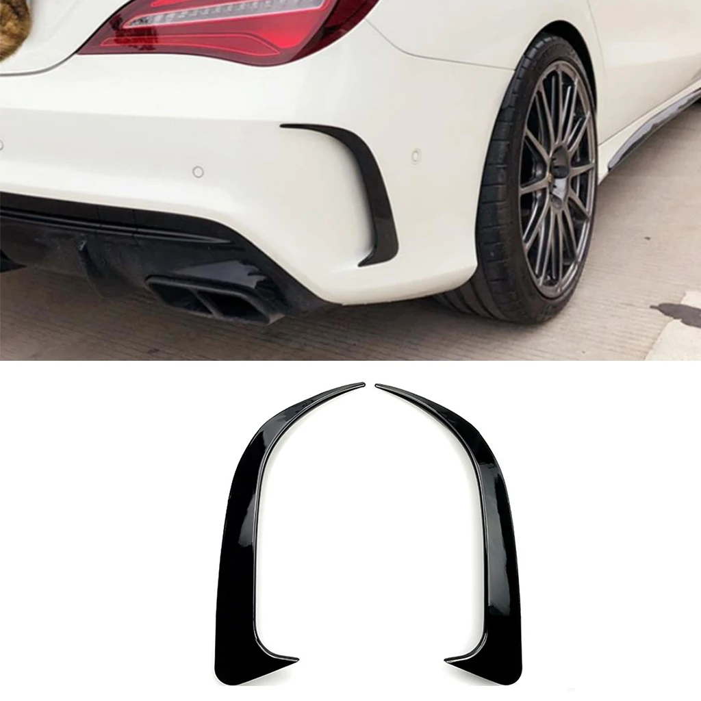

Rear Bumper Splitter Spoiler Canard Air Vent For Mercedes-Benz CLA-Class C117 CLA200 260 AMG 2013-2019 Tuning Body Kits