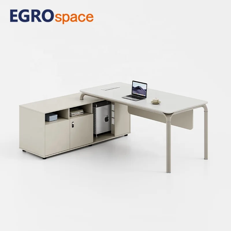 Luxury Design Furniture Executive Ceo Modern Manager Table Organizer Wooden Office Desk