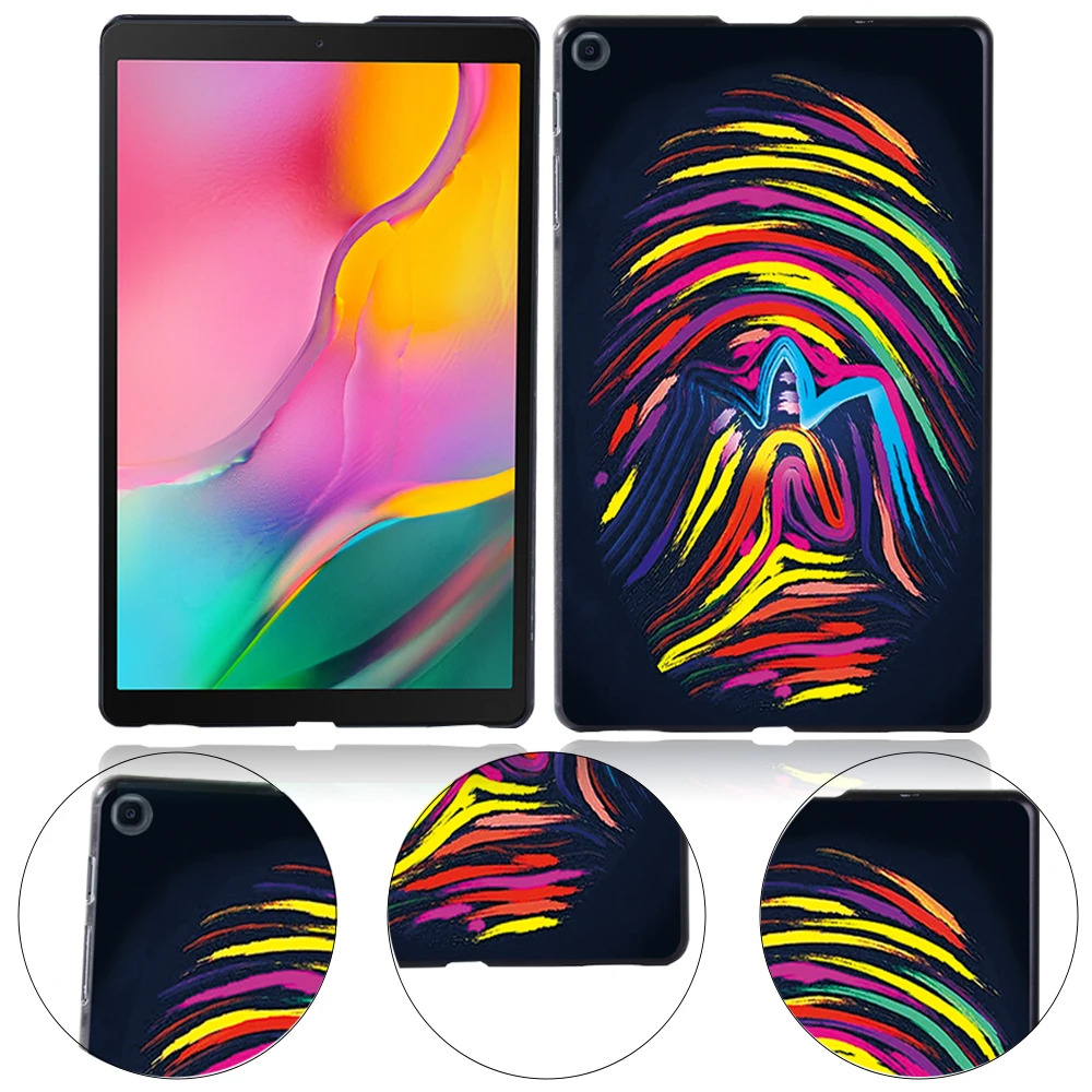 Tablet Case For Samsung Galaxy Tab A 10.1 2019 T510 T515 -Tablet Lightweight soft shell plastic Smart Cover Case