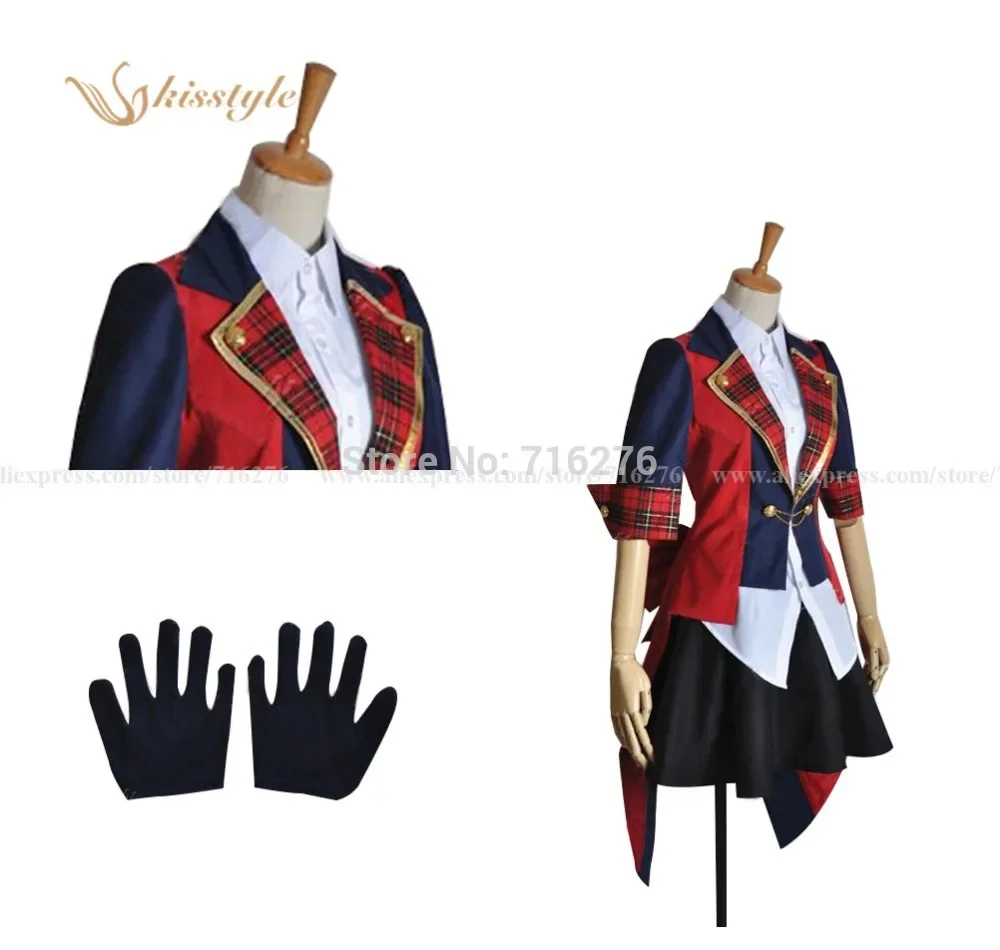 Kisstyle Fashion Anime AKB0048 Attack Group Sayaka Akimoto Uniform Cosplay Costume Custom-Made