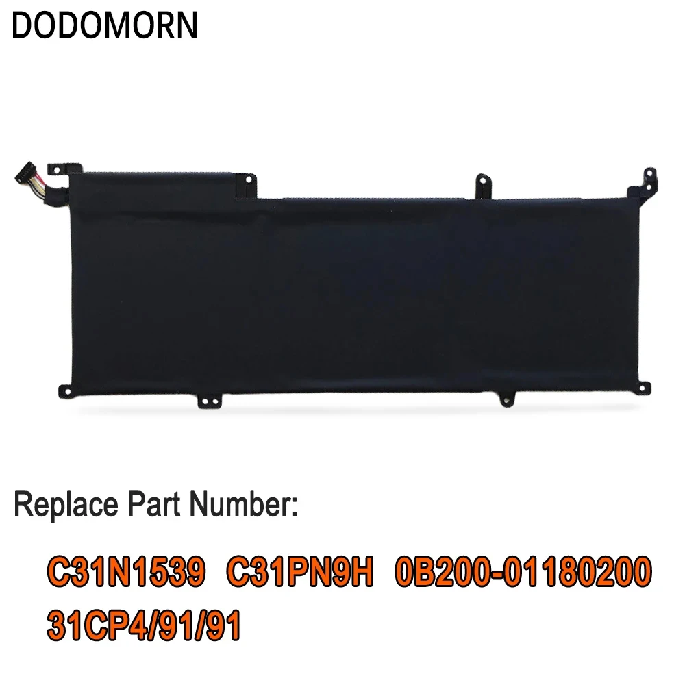 DODOMORN-Batería de ordenador portátil C31N1539 C31PN9H para Asus ZenBook, UX305U, UX305UA, UX305UAB, UX306, UX306U, UX306UA, serie 57Wh