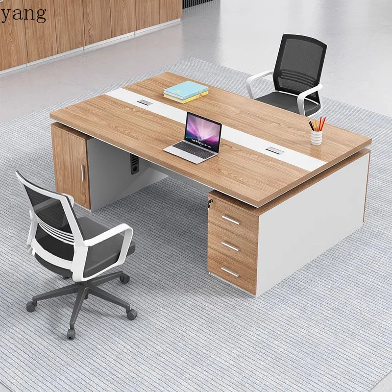 

LH Desk Double Face to Face Manager Room Modern Boss Desk and Chair Combination