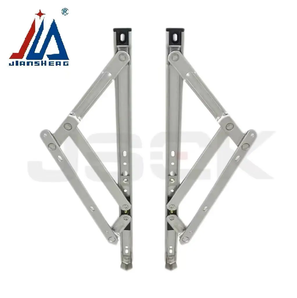 304 الفولاذ المقاوم للصدأ 4-Bar المفصلي والانزلاق البقاء-على معلقة 22 مللي متر الشق الستار جدار الألومنيوم نافذة المناسب دائم نافذة الأجهزة #2