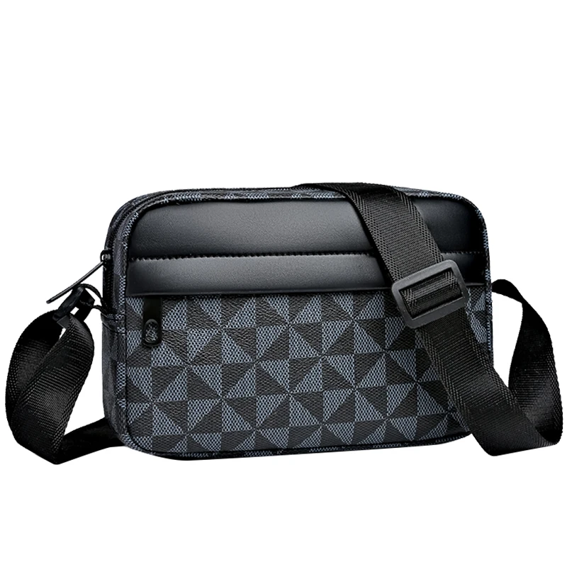 Top-Qualität Pu Leder Männer Taille Packs Business Umhängetaschen für Männliche Mode Reise Lagerung Telefon Schulter Taschen Clutch Tasche – Detail 6