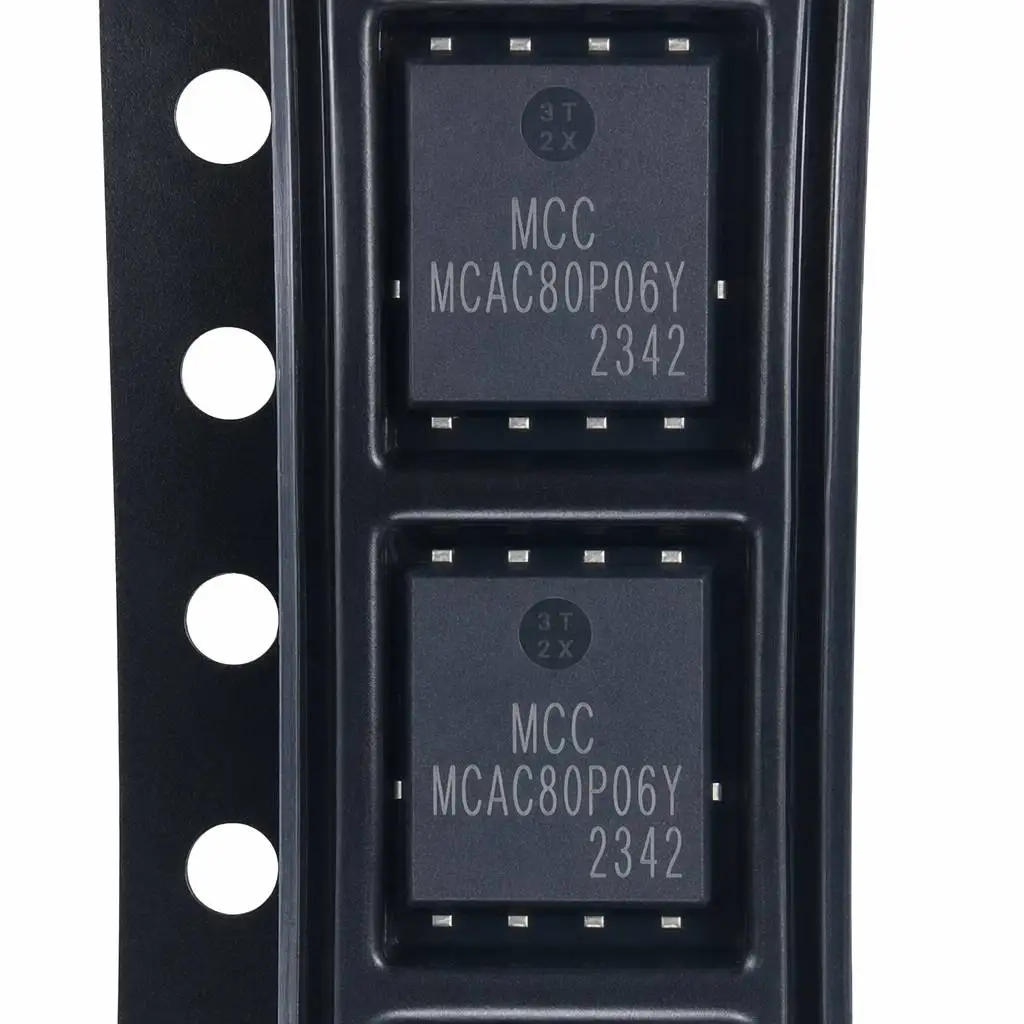 (10 pcs) MCAC80P06YHE3-TP DFN5060 (Marking MCAC80P06Y) MCAC80P06YHE3 - P-Channel MOSFET -60V -80A 8mΩ 120W